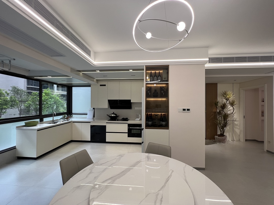 南寧二手房全拆裝修有哪些要注意？現(xiàn)代簡約-餐廚